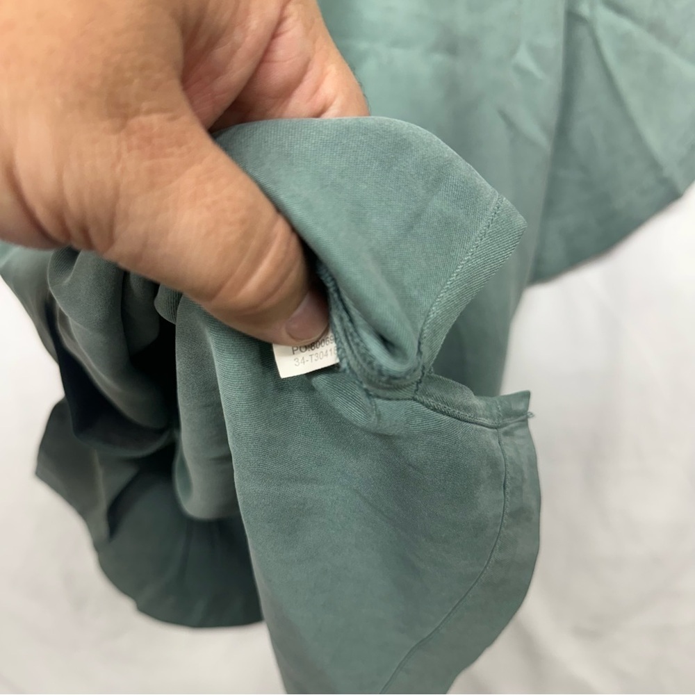 Tommy Bahama Men’s 100% Silk Camp Shirt Green XL - Picture 9 of 9